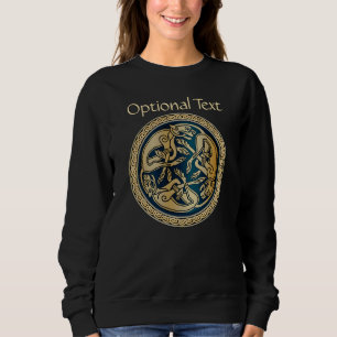 Camiseta Celtic Wolf Knotwork Triad