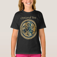 Celtic Wolf Knotwork Triad
