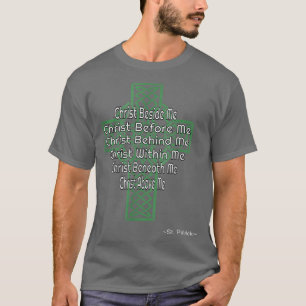 Camiseta Céltica Cruz Rua Cristã de oração de Patrick