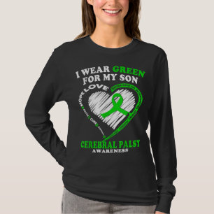 Camiseta Célula Cerebral Para Pai Mãe - Eu Visto Verde Para