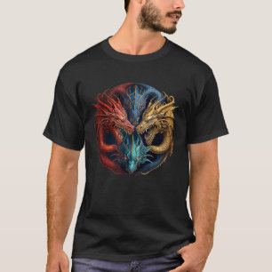 Camiseta Célula Fantasy Rainbow Dragon