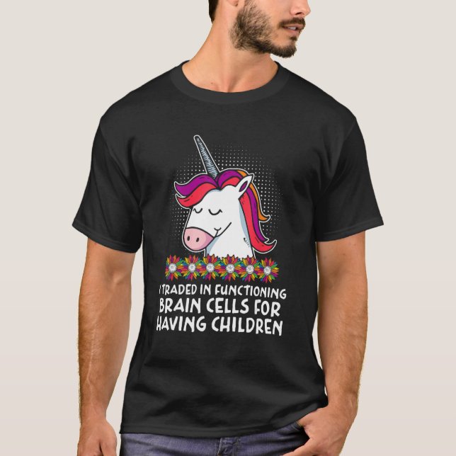 Camiseta Células Cerebrais Funcionais Mãe Piada Sarcástica (Frente)