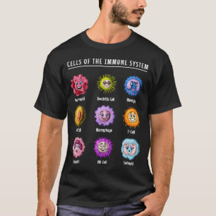 Camiseta Células do Sistema Imunológico Biologia