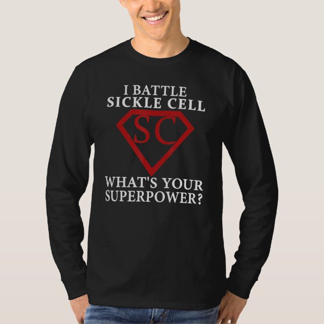Camiseta Células Falsiformes do Guerreiro das Células Falsi (Frente)