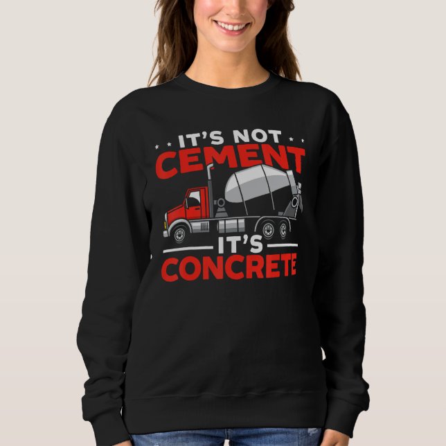 Camiseta Cement Mixer Truck Driver Job Profession Construct (Frente)