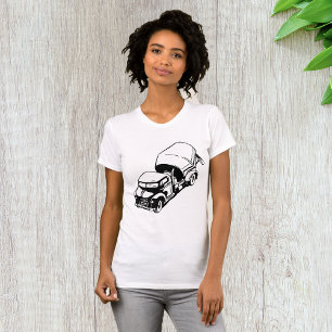 Camiseta Cement Truck Womens T Shirt