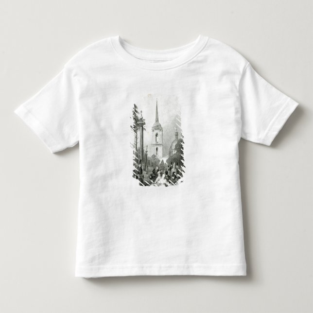 Camiseta Cemitério da igreja de Smolensko (Frente)