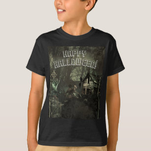 Camiseta Cemitério de Zumbi Horror Terror Personalizado de 