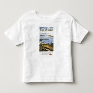 Camiseta Cena aérea do poster da estrada de ferro da cidad