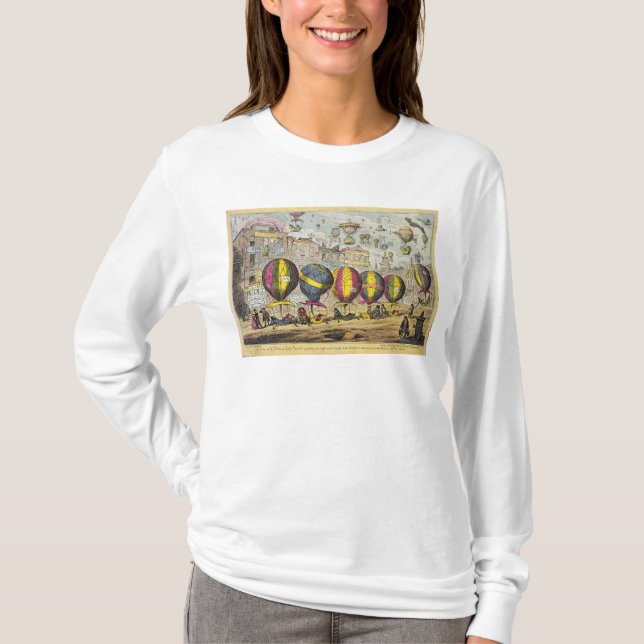 Camiseta Cena as perspectivas elevadas na farsa ' (Frente)