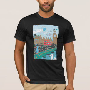 Camiseta Cena da cidade de Reino Unido