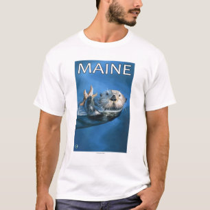 Camiseta Cena da lontra de MaineSea