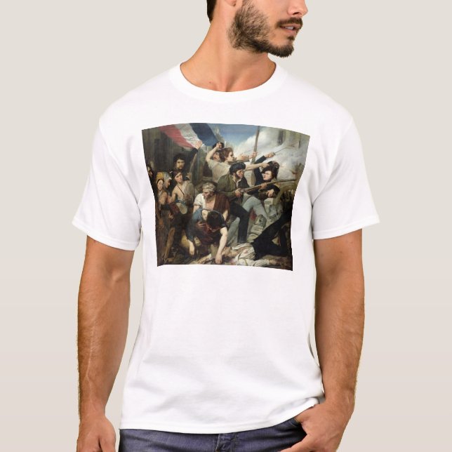 Camiseta Cena da revolução 1830 (Frente)