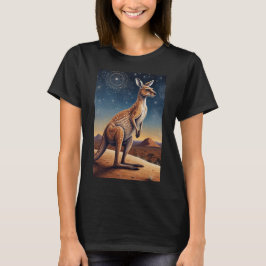 Camiseta Cena de canguru aborígena australiana