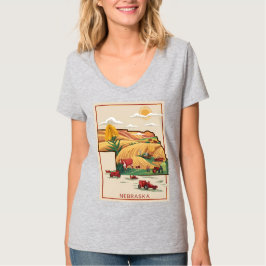 Camiseta Cena de Fazenda de Vartland em Vartage