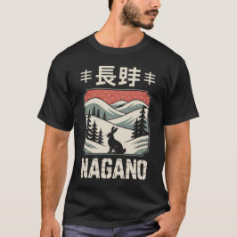 Camiseta Cena de Inverno Nagano Japão