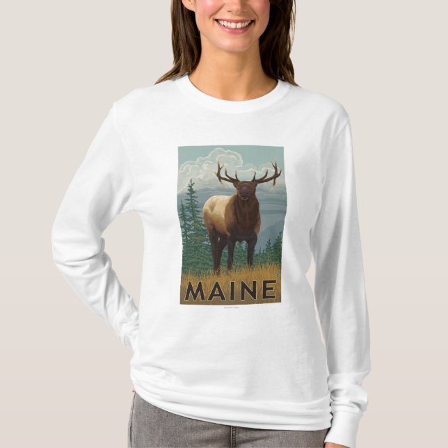 Camiseta Cena de MaineElk (Frente)