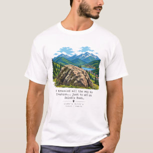 Camiseta Cena de Montanha de Trabzon Vintage Viagem Diverti