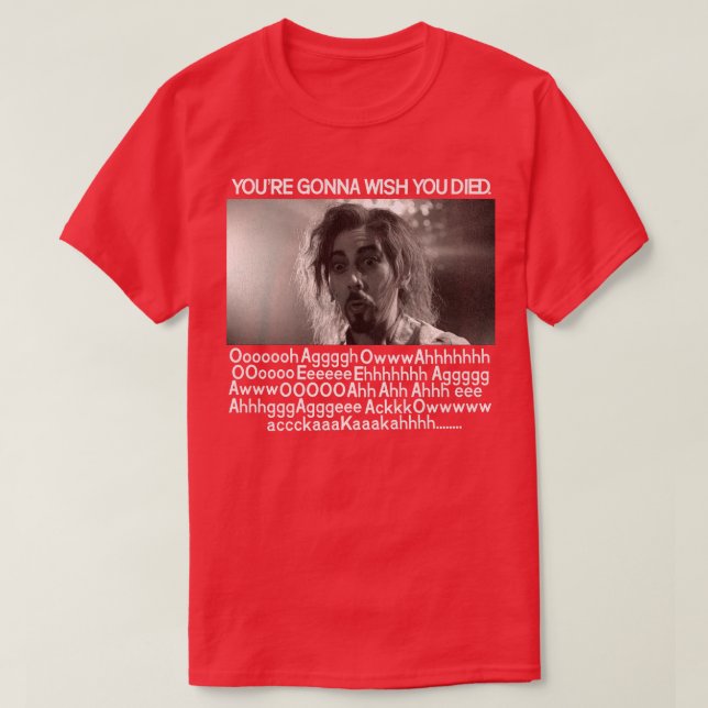 Camiseta Cena de Morte de Amilyn Vampire (Frente do Design)