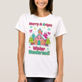 Camiseta "Cena de Natal de Casa Aconchegante"