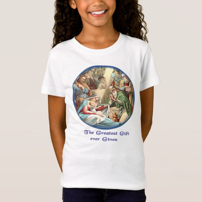 Camiseta Cena de Natividade (Frente)