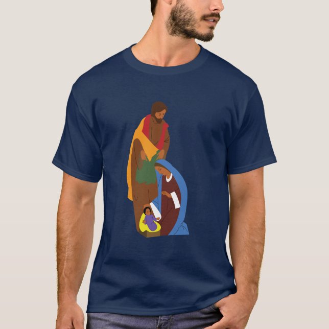 Camiseta Cena de Natividade (Frente)
