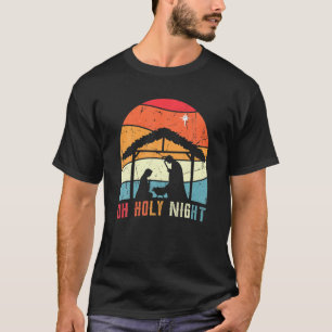 Camiseta Cena de Natividade da História Real dos natais vi