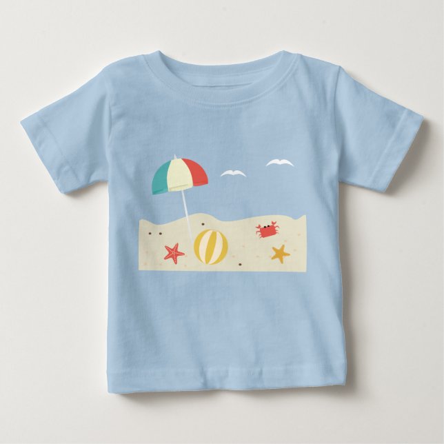 Camiseta Cena de Praia (Frente)