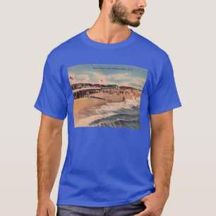 Camiseta Cena de Praia, Point Pleasant NJ, Vintage