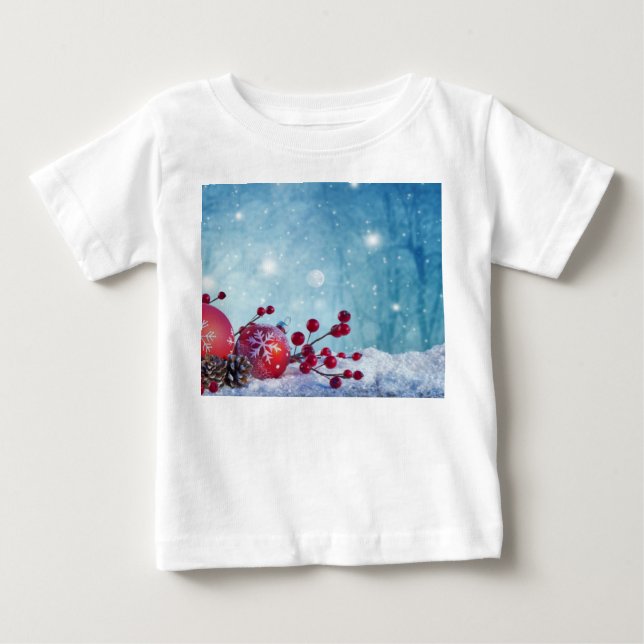 Camiseta Cena de Wonderland de inverno (Frente)