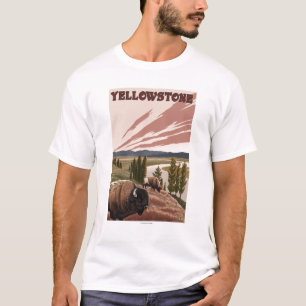 Camiseta Cena de YellowstoneBison
