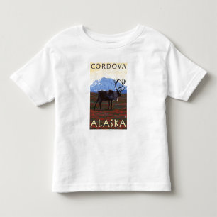 Camiseta Cena do caribu - Cordova, Alaska