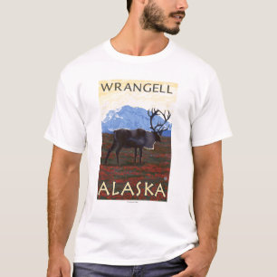 Camiseta Cena do caribu - Wrangell, Alaska