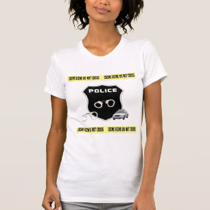Camiseta Cena do crime da polícia