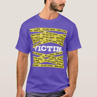 Camiseta Cena do Crime da Vítima Não Atravesse a Rua Roupa