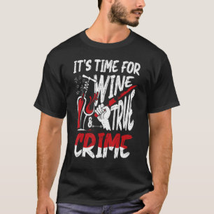 Camiseta Cena do Crime e Assassino em Série Tempo de Merch 