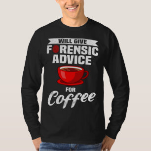 Camiseta Cena do Crime Forense Criminologia & Ciência Foren
