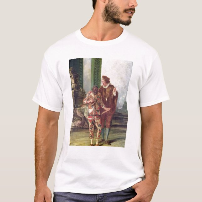 Camiseta Cena do dell'Arte de Commedia (Frente)