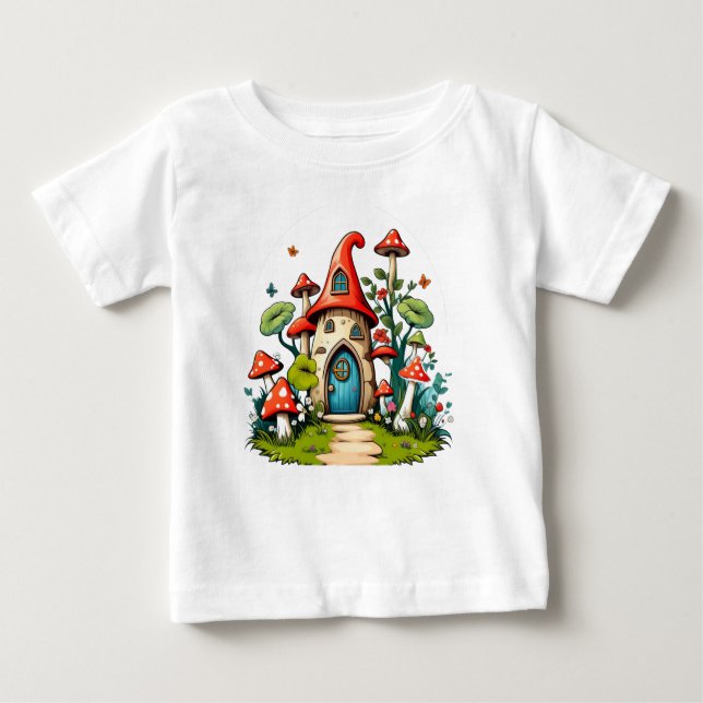 Camiseta Cena do Jardim Whimsical (Frente)