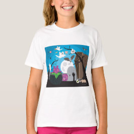 Camiseta Cena do Monstro das Halloween