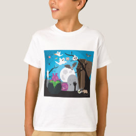 Camiseta Cena do Monstro das Halloween