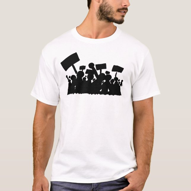 Camiseta Cena do protesto (Frente)