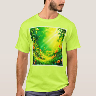 Camiseta Cena do Sol do Jardim de Lush