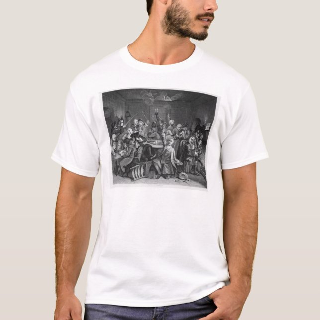 Camiseta Cena em uma casa de jogo (Frente)