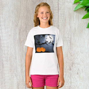 Camiseta Cena Noturna de Halloween Spooky