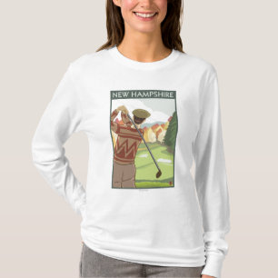Camiseta Cena nova de HampshireGolfing