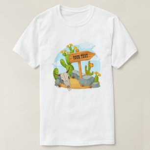 Camiseta Cena personalizável do sudoeste americano
