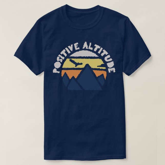 Camiseta Cena Positiva de Altitude-Montanha (Frente do Design)