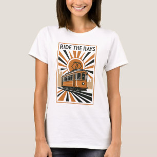 Camiseta Cena Retro do Bonde de Sunline