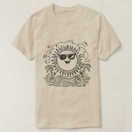 Camiseta Cena Sun Beach Feliz